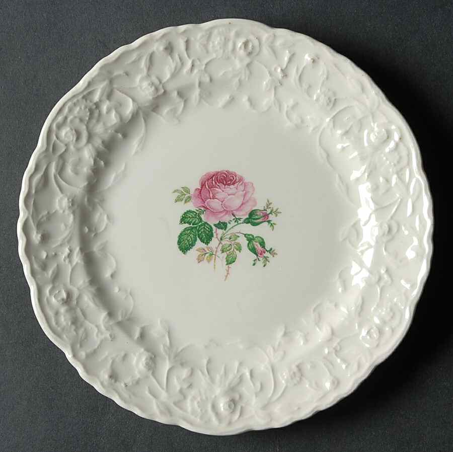 Bilton Rose Bread & Butter Plate by Pope Gosser-1