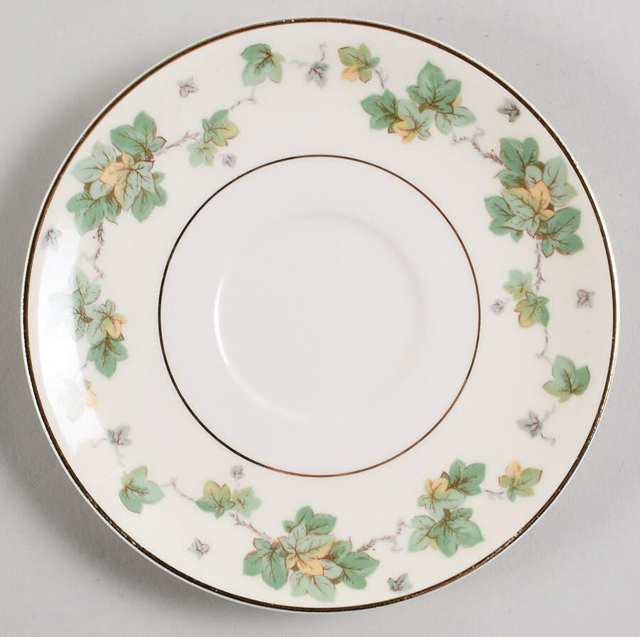 American Ivy Saucer for Footed Cup by Pope Gosser-1