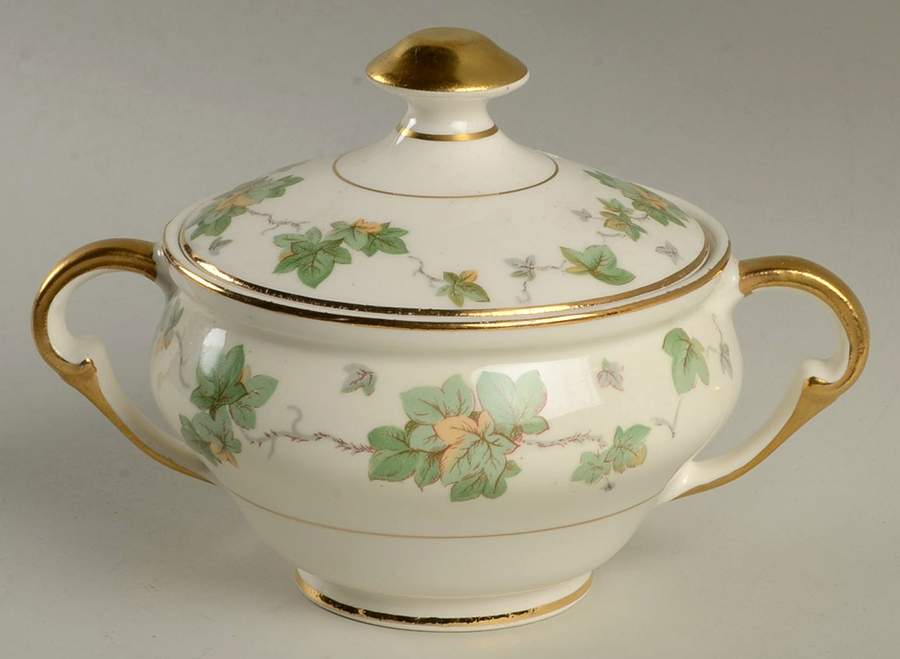 American Ivy Sugar Bowl & Lid by Pope Gosser-1