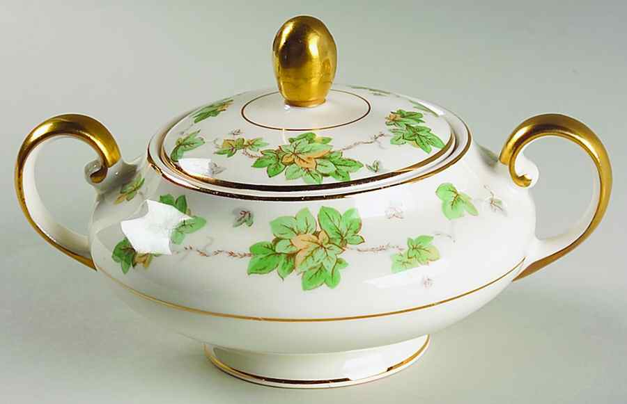 American Ivy Sugar Bowl & Lid by Pope Gosser-1