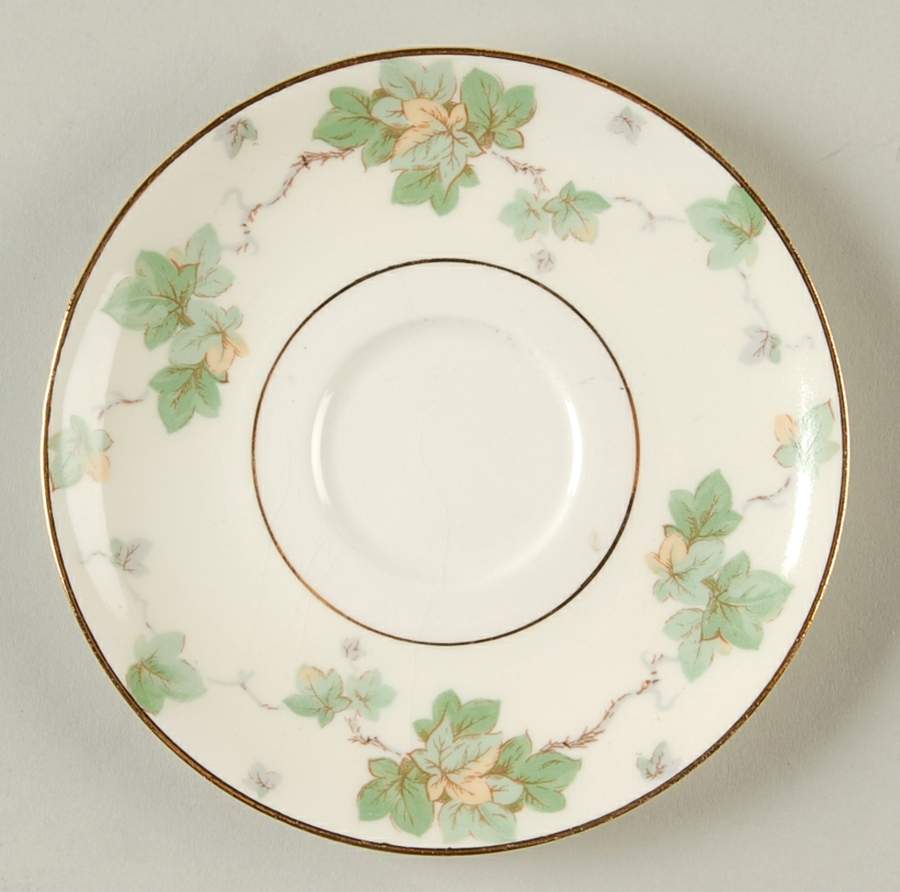 American Ivy Saucer for Demitasse Cup by Pope Gosser-1