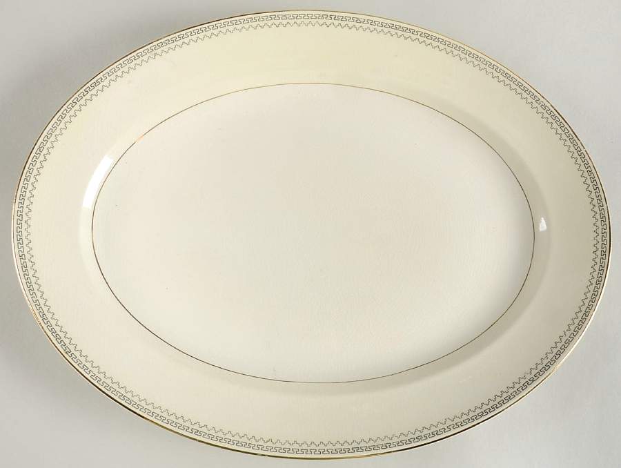 Arvilla 15" Oval Serving Platter by Pope Gosser-1