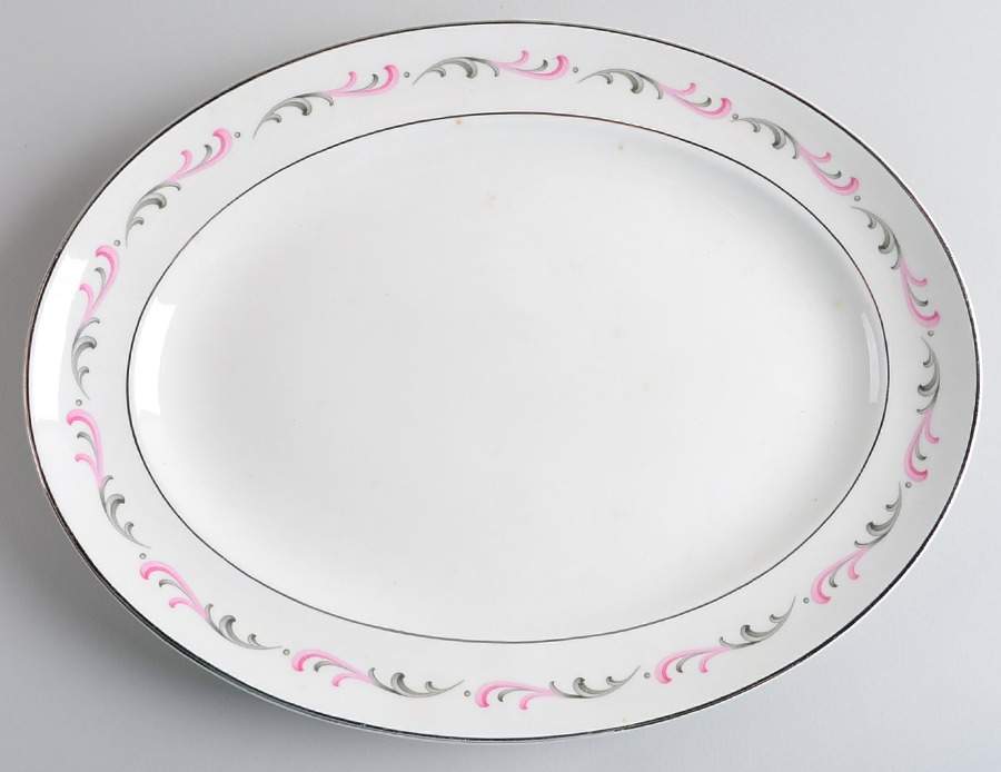 Baroque 13" Oval Serving Platter by Pope Gosser-1