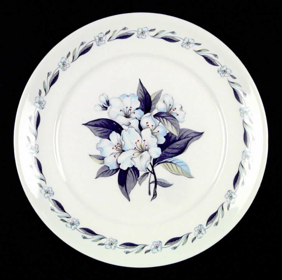 Blue Azalea Dinner Plate by Pope Gosser-1