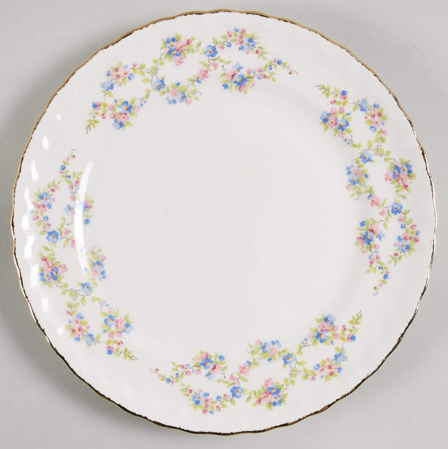 Blue Belle Dinner Plate by Pope Gosser-1