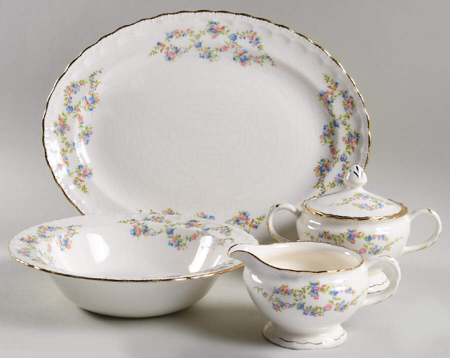Blue Belle 5 Piece Hostess Set by Pope Gosser-1