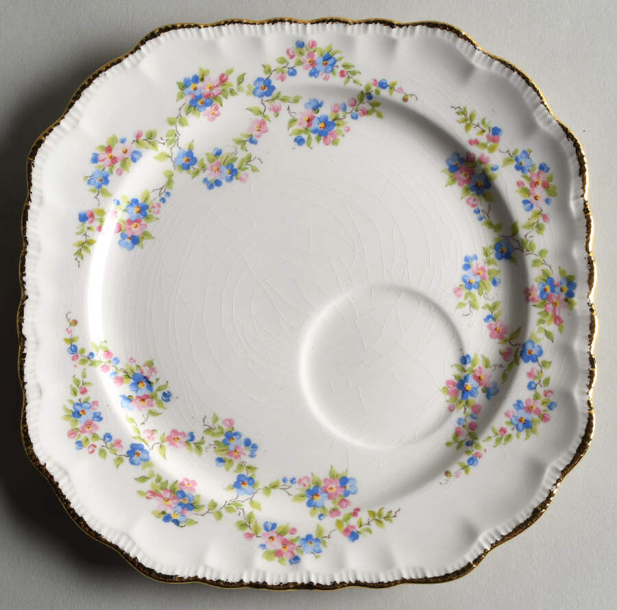 Blue Belle Snack Plate by Pope Gosser-1