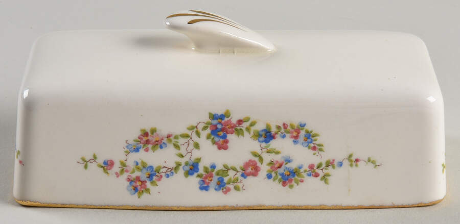 Blue Belle Lid for 1/4 Lb Butter by Pope Gosser-1