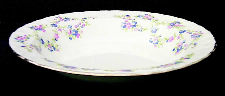 Blue Belle Rim Soup Bowl by Pope Gosser-1