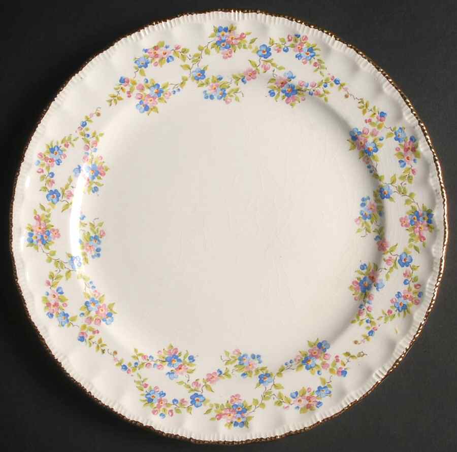 Blue Belle Luncheon Plate by Pope Gosser-1