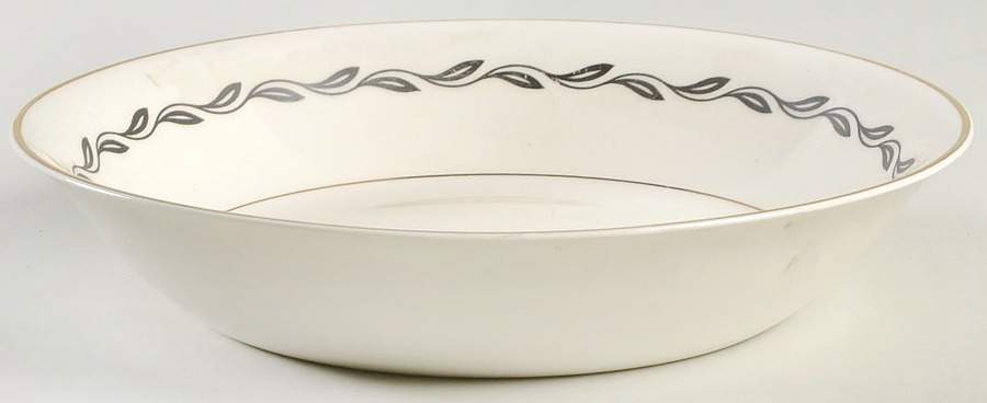 Black Laurel Coupe Soup Bowl by Pope Gosser-1