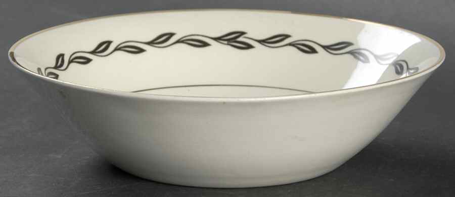 Black Laurel Coupe Cereal Bowl by Pope Gosser-1