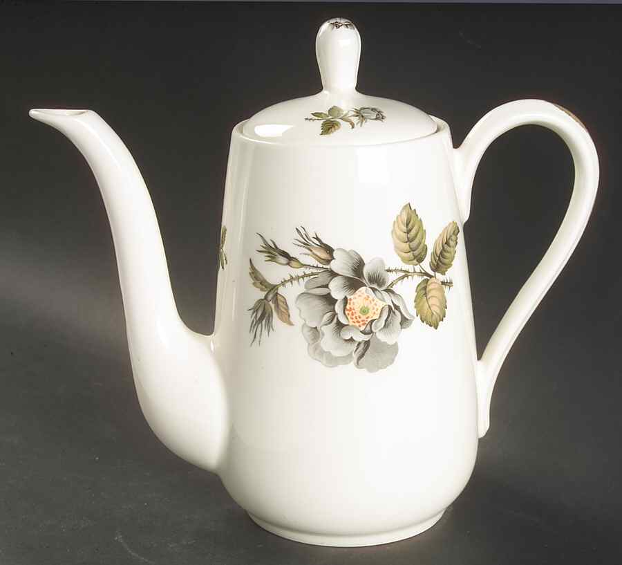 Black Rose Coffee Pot & Lid by Pope Gosser-1