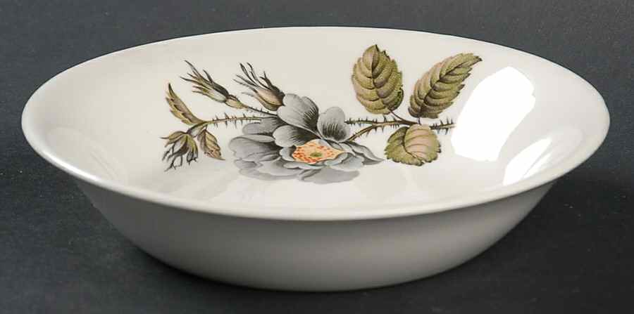 Black Rose Fruit/Dessert (Sauce) Bowl by Pope Gosser-1