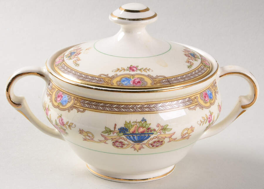 Carlyle Sugar Bowl & Lid by Pope Gosser-1