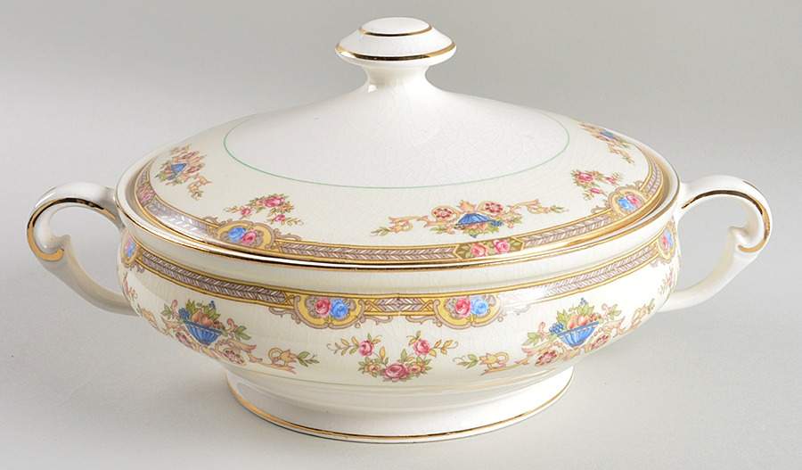 Carlyle Round Covered Vegetable by Pope Gosser-1