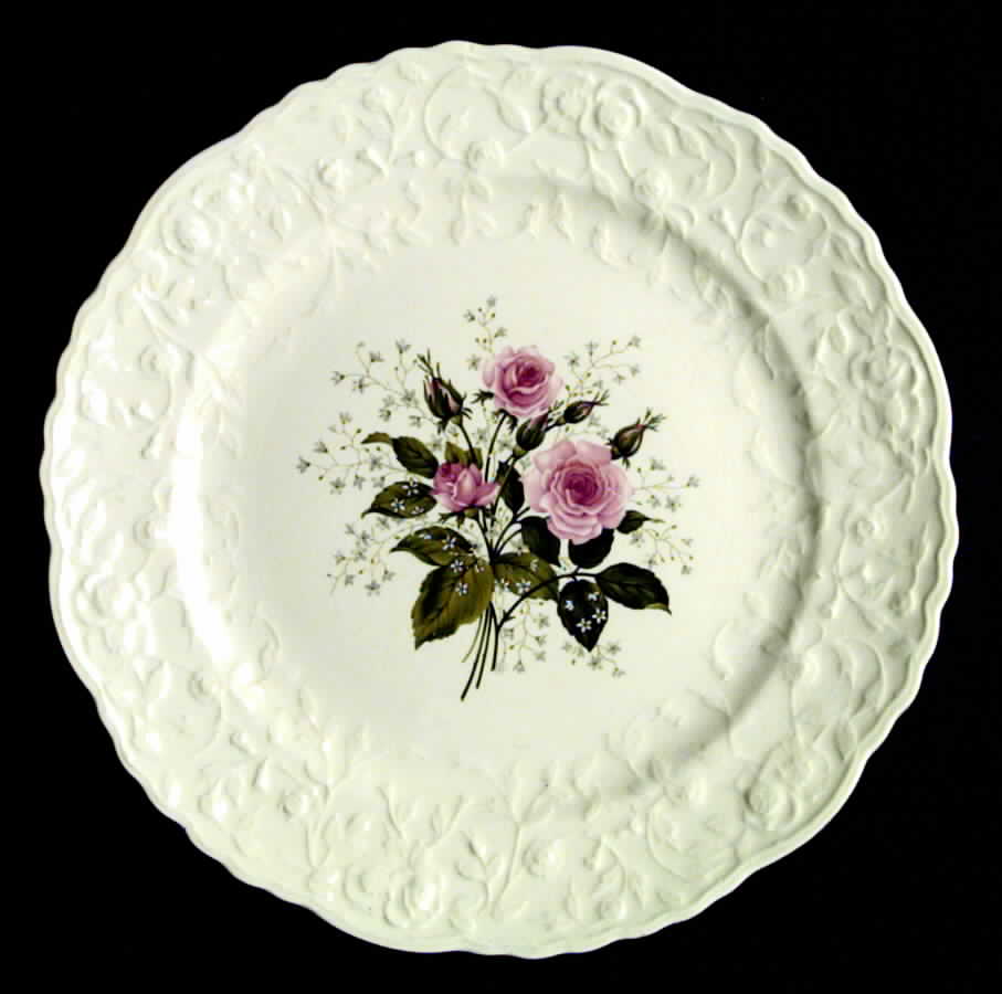 Cathay Rose Dinner Plate by Pope Gosser-1