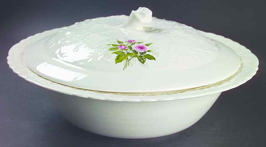 Cathay Rose Tureen &  Lid by Pope Gosser-1