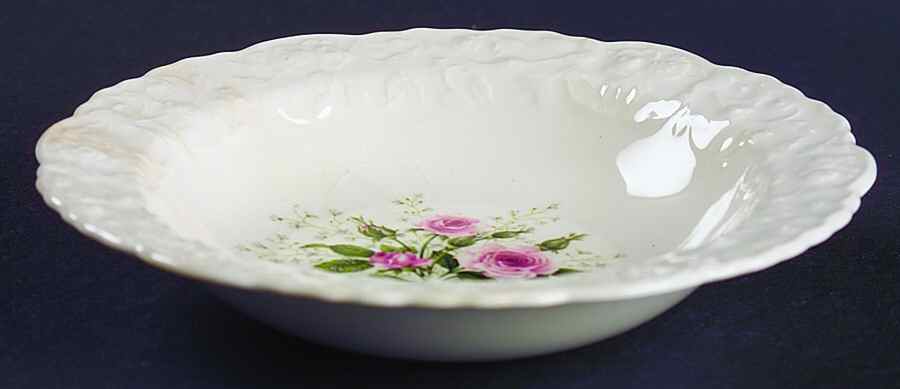 Cathay Rose Rim Fruit/Dessert (Sauce) Bowl by Pope Gosser-1