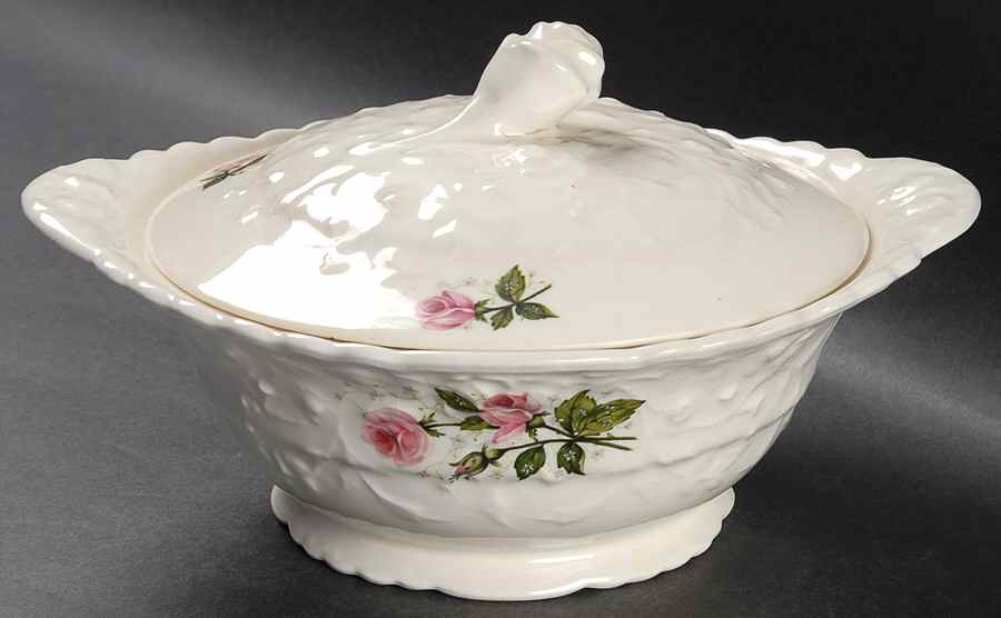 Cathay Rose Round Covered Vegetable by Pope Gosser-1