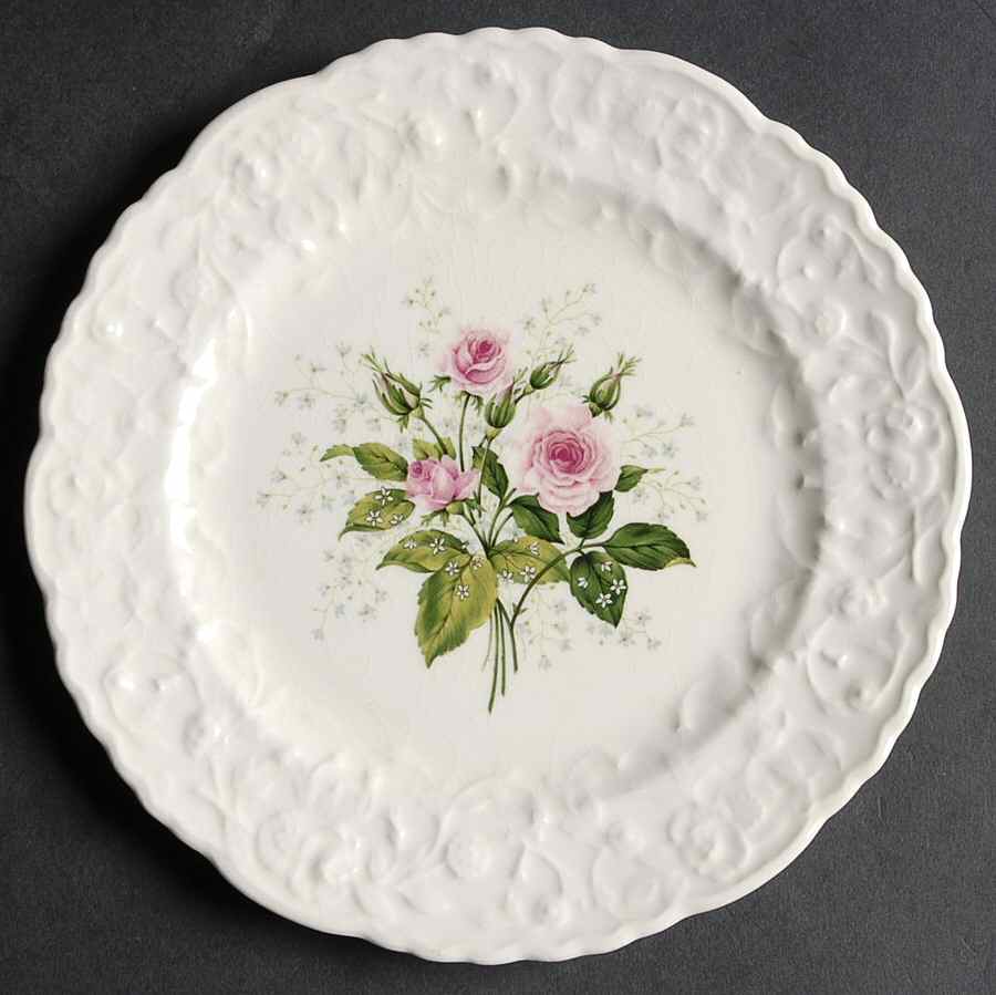 Cathay Rose Dessert/Pie Plate by Pope Gosser-1