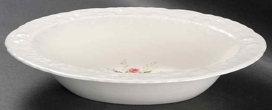 Cathay Rose 10" Oval Vegetable Bowl by Pope Gosser-1