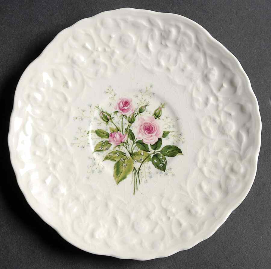 Cathay Rose Saucer by Pope Gosser-1