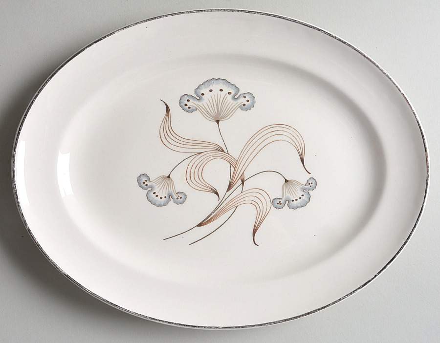 Cathay 11" Oval Serving Platter by Pope Gosser-1