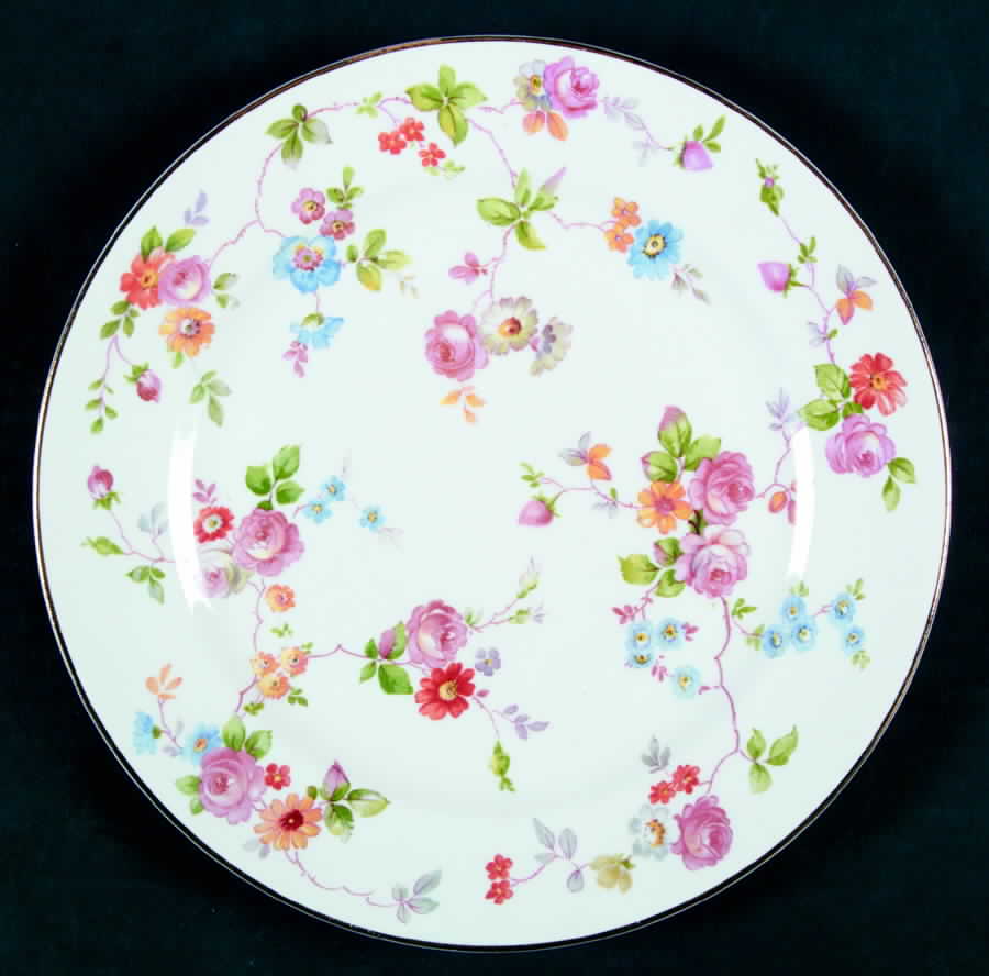 Chintz Luncheon Plate by Pope Gosser-1