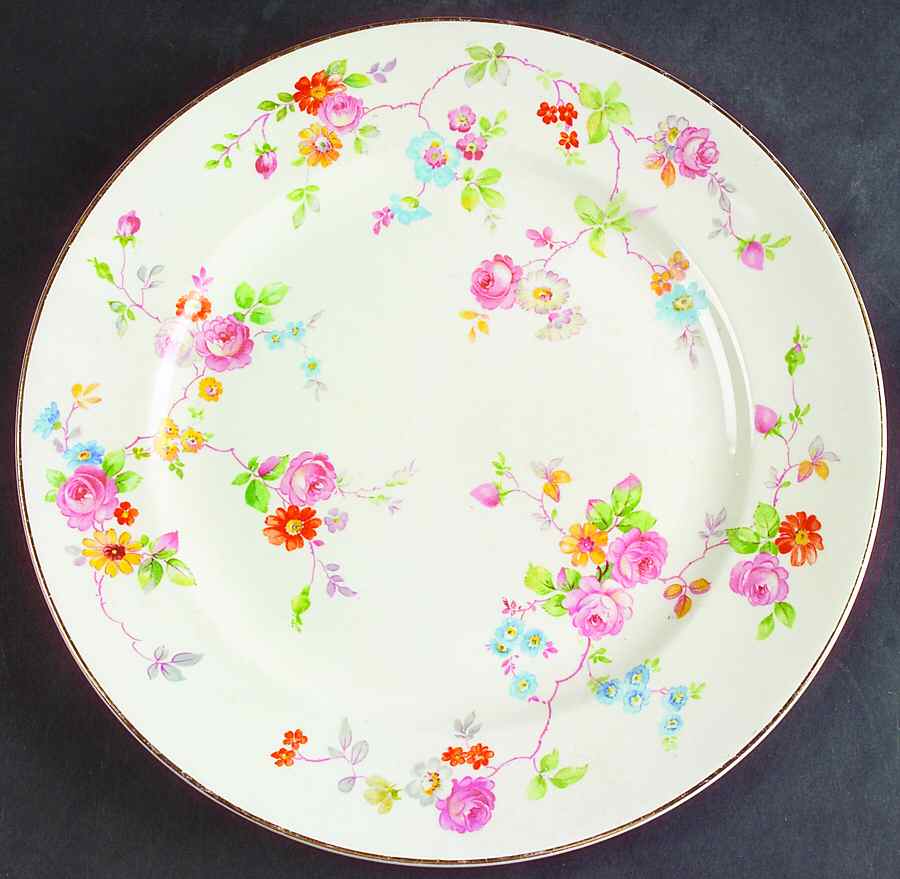 Chintz Dinner Plate by Pope Gosser-1