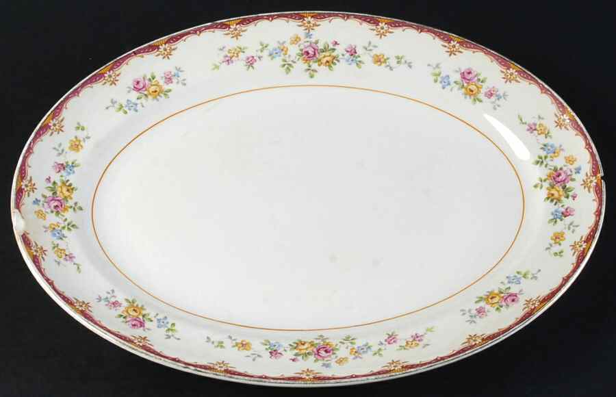 Cornwall 13" Oval Serving Platter by Pope Gosser-1