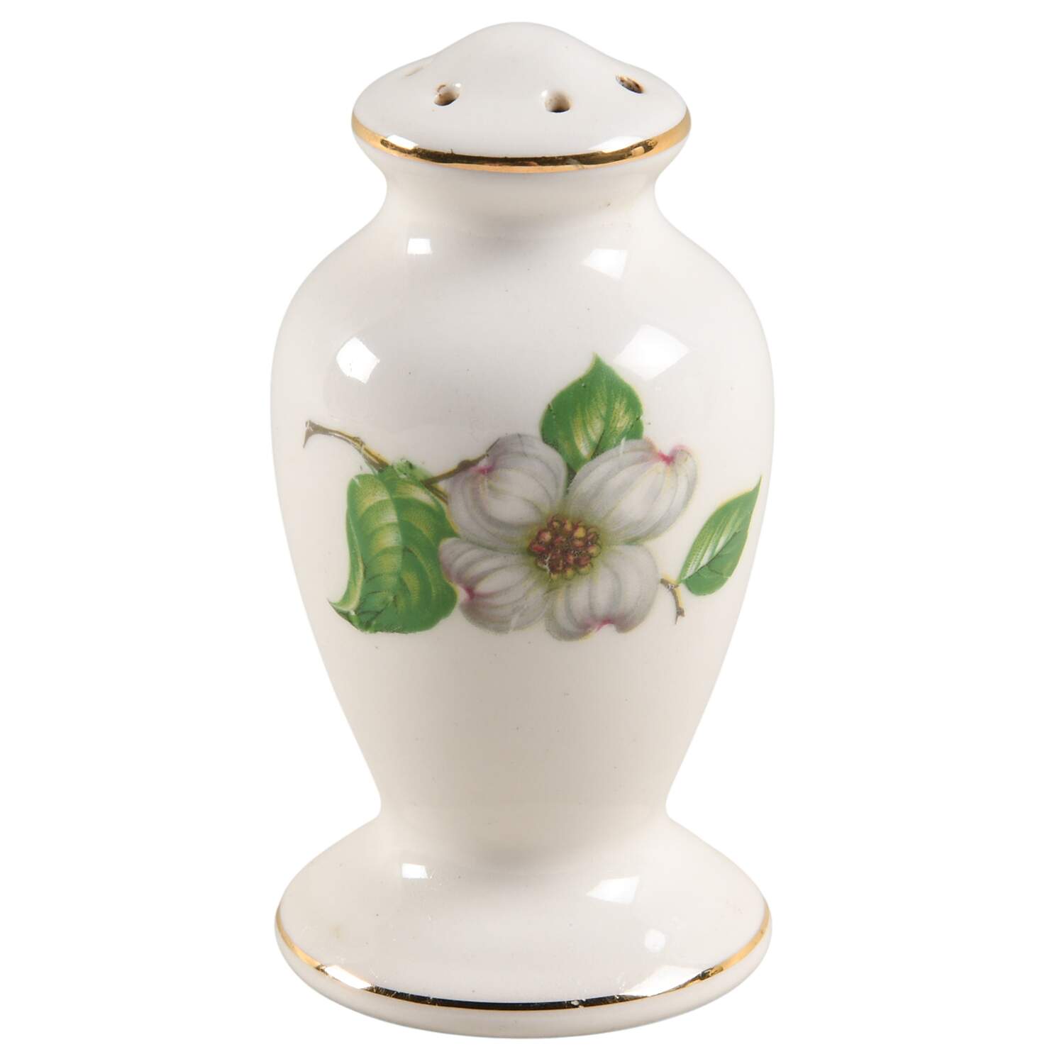 Dogwood (Shell Edge) Pepper Shaker by Pope Gosser-1
