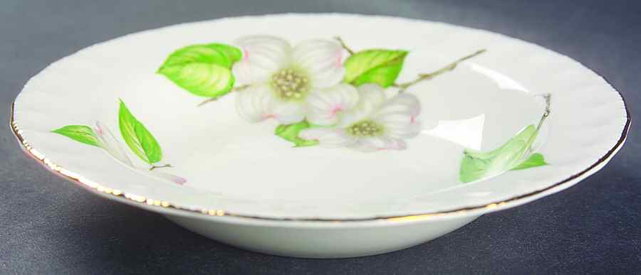 Dogwood (Shell Edge) Rim Fruit/Dessert (Sauce) Bowl by Pope Gosser-1