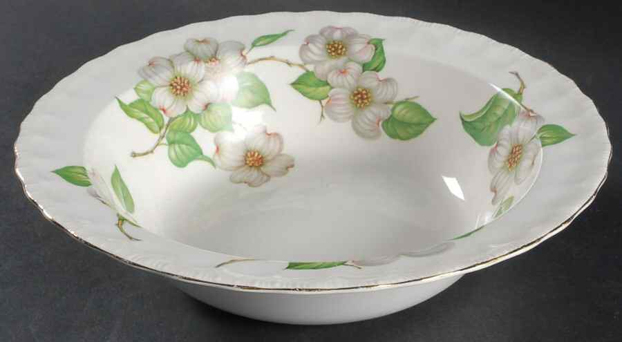 Dogwood (Shell Edge) 9" Round Vegetable Bowl by Pope Gosser-1