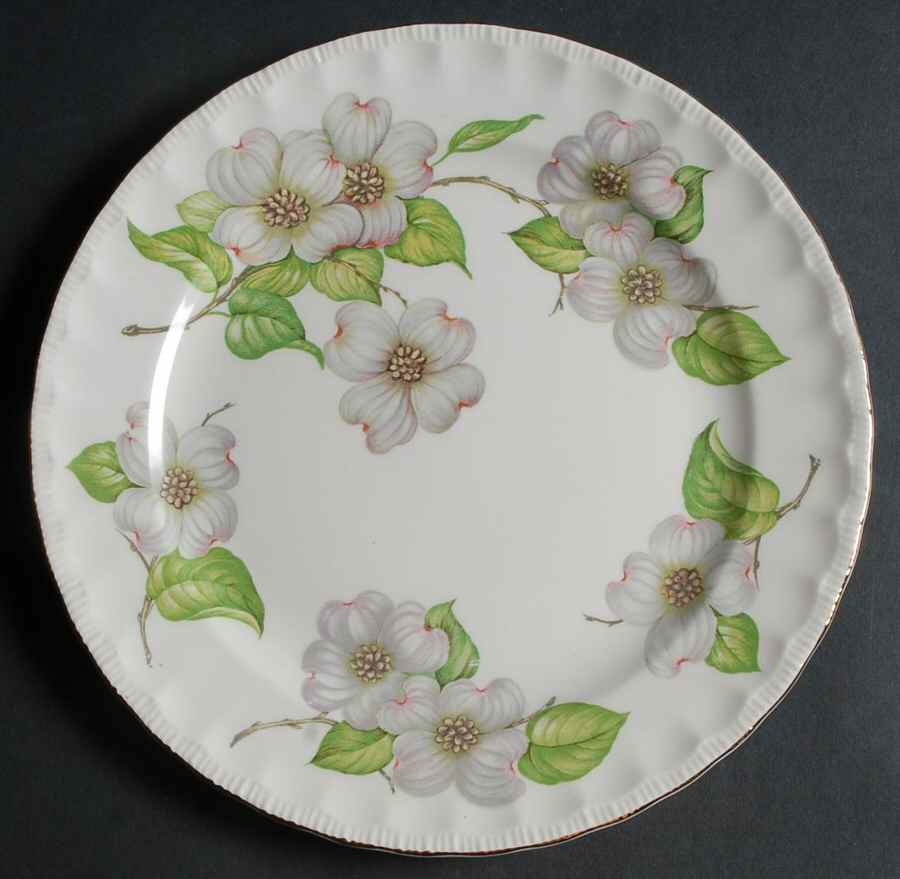 Dogwood (Shell Edge) Luncheon Plate by Pope Gosser-1