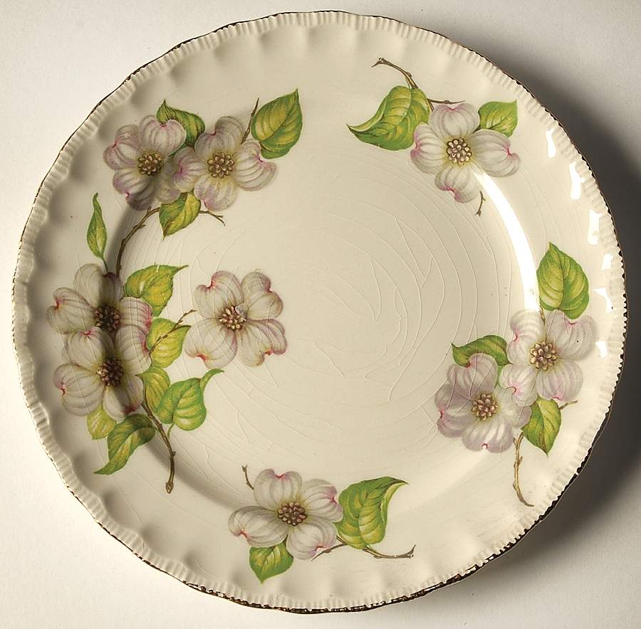 Dogwood (Shell Edge) Salad Plate by Pope Gosser-1