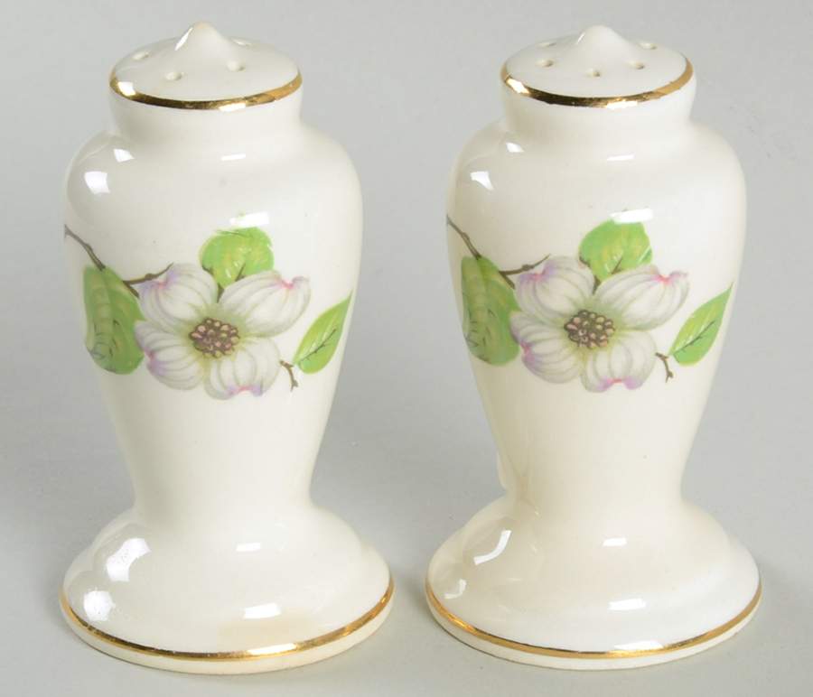 Dogwood (Shell Edge) Salt & Pepper Set by Pope Gosser-1