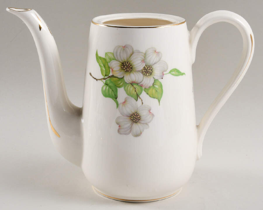 Dogwood (Smooth Edge) Coffee Pot No Lid by Pope Gosser-1
