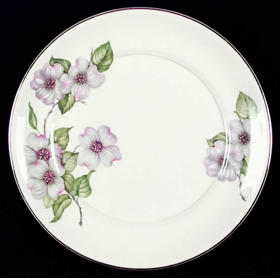 Dogwood (Smooth Edge) Dinner Plate by Pope Gosser-1