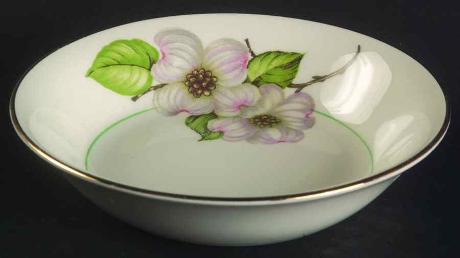 Dogwood (Smooth Edge) Fruit/Dessert (Sauce) Bowl by Pope Gosser-1