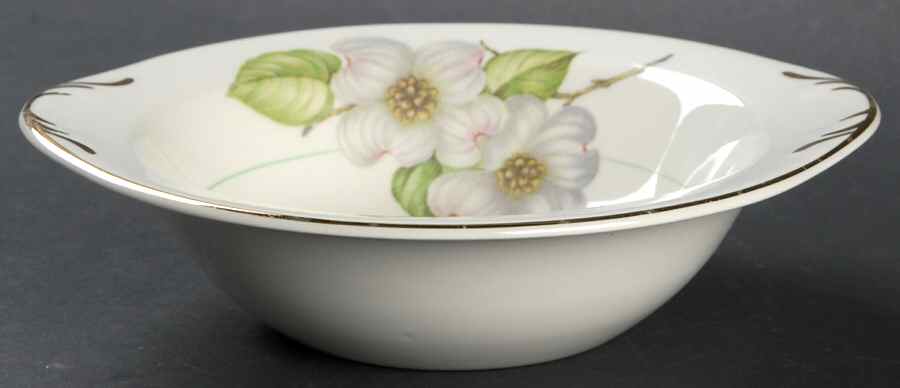 Dogwood (Smooth Edge) Lugged Cereal Bowl by Pope Gosser-1