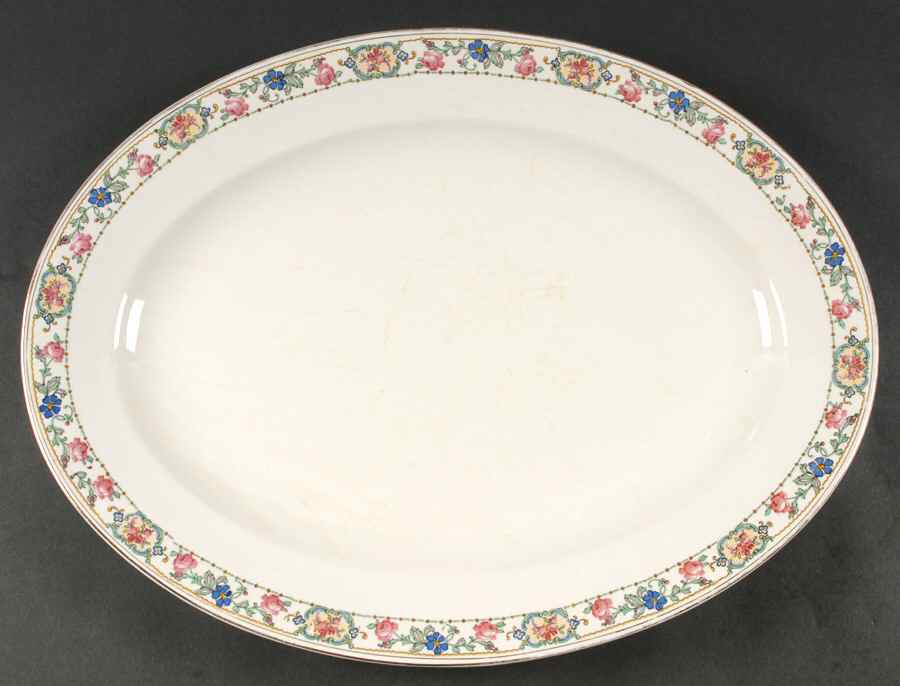 Duchess 16" Oval Serving Platter by Pope Gosser-1
