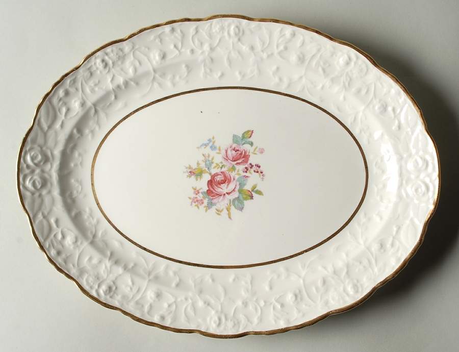 Embassy 13" Oval Serving Platter by Pope Gosser-1