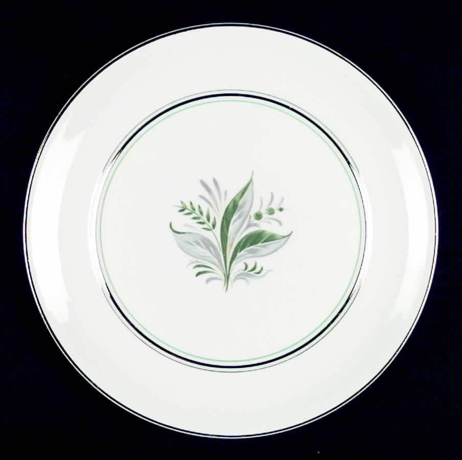 Encore (Platinum Inner Ring) Dinner Plate by Pope Gosser-1