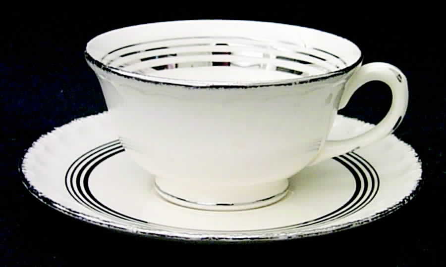 Estella Footed Cup & Saucer Set by Pope Gosser-1