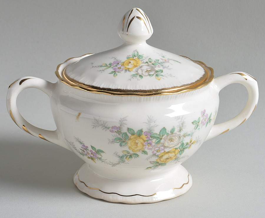 Fairfax Sugar Bowl & Lid by Pope Gosser-1