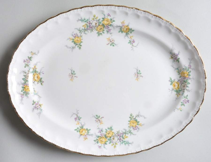 Fairfax 13" Oval Serving Platter by Pope Gosser-1