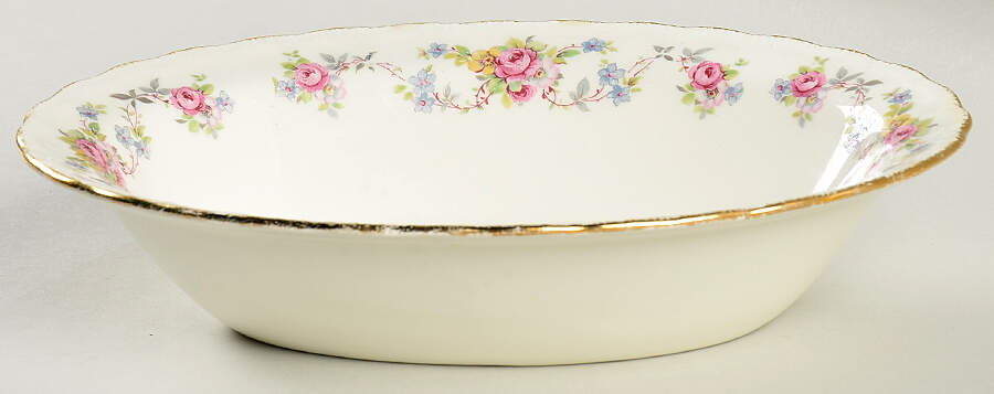 Flora Bell 9" Oval Vegetable Bowl by Pope Gosser-1