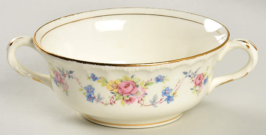 Flora Bell Cream Soup Bowl by Pope Gosser-1
