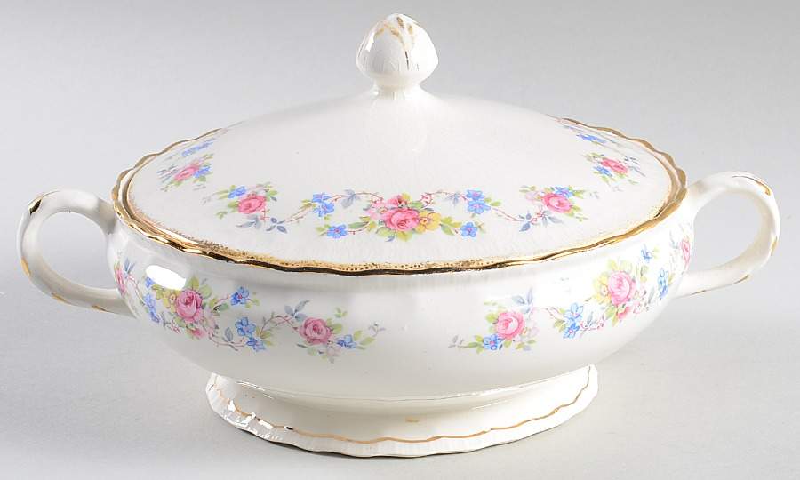 Flora Bell Round Covered Vegetable by Pope Gosser-1